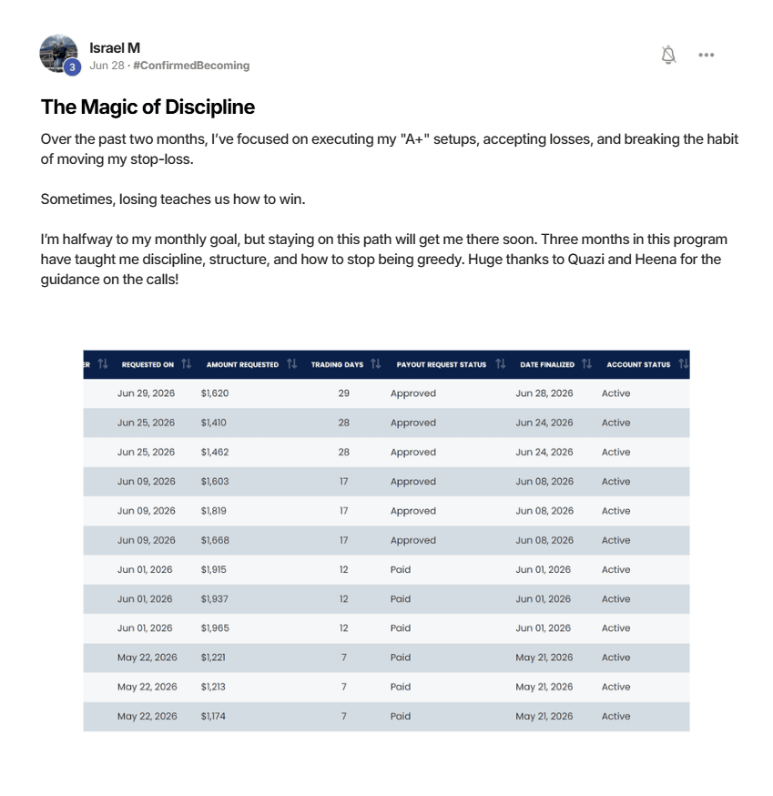 Testimonial: The Magic of Discipline